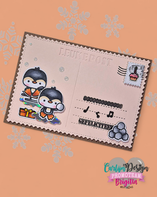 CarlijnDesign Gefeliciteerd variaties Stempels CDST-0158