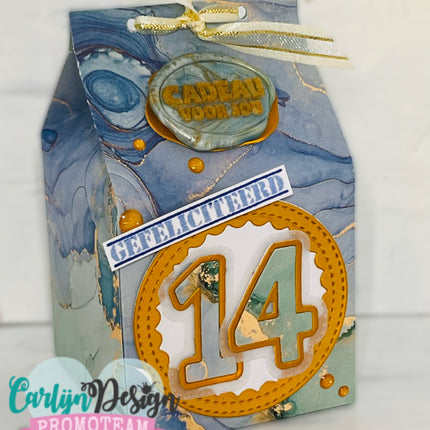 CarlijnDesign Gefeliciteerd variaties Stempels CDST-0158