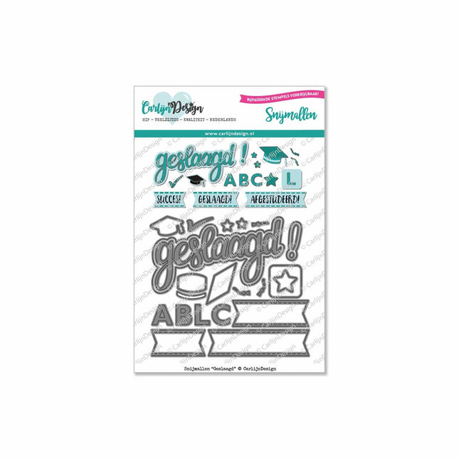 CarlijnDesign Geslaagd snijmallen CDSN-0013
