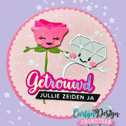 CarlijnDesign Glitter enamel dots Basics CDED-0004