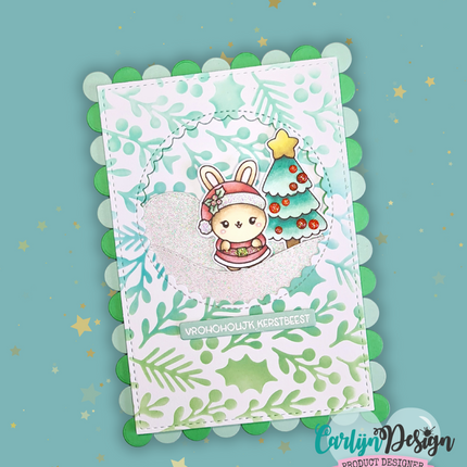 CarlijnDesign Glitter enamel dots Christmas CDED-0010