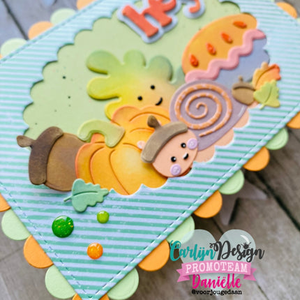 CarlijnDesign Glitter enamel dots Halloween CDED-0011