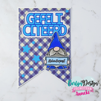 CarlijnDesign Gnome man stempels CDST-0092