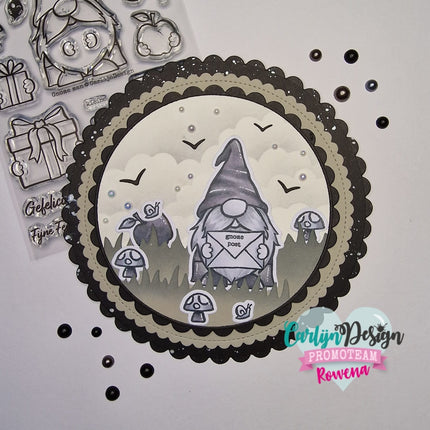 CarlijnDesign Gnome man stempels CDST-0092