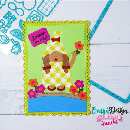 CarlijnDesign Gnome set 4 Vrouw snijmallen CDSN-0203