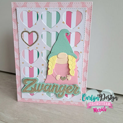 CarlijnDesign Gnome set 4 Vrouw snijmallen CDSN-0203