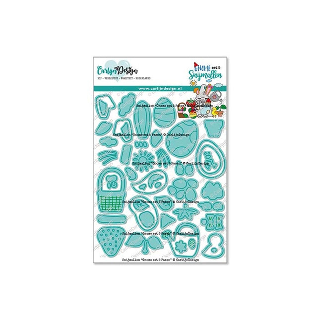 CarlijnDesign Gnome set 5 Pasen snijmallen CDSN-0209