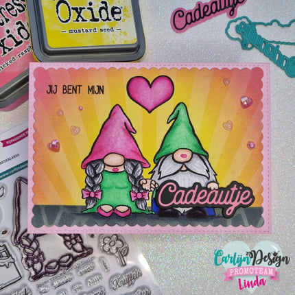 CarlijnDesign Gnome vrouw stempels CDST-0096
