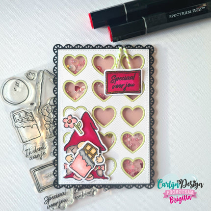 CarlijnDesign Gnome vrouw stempels CDST-0096