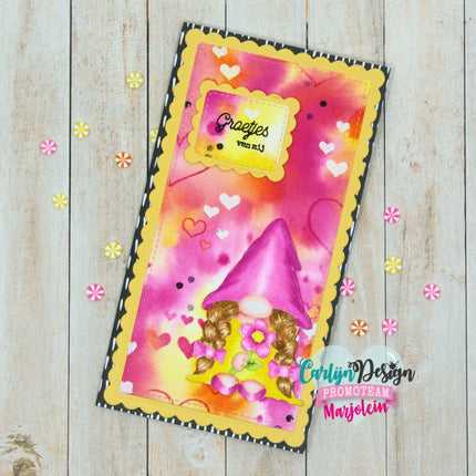 CarlijnDesign Gnome vrouw stempels CDST-0096