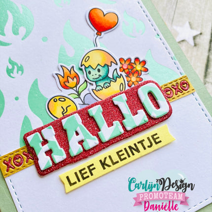 CarlijnDesign HALLO exclusieve bedanksnijmal CDBS-0015