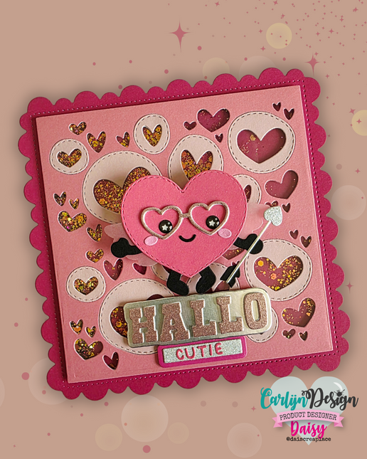 CarlijnDesign HALLO exclusieve bedanksnijmal CDBS-0015