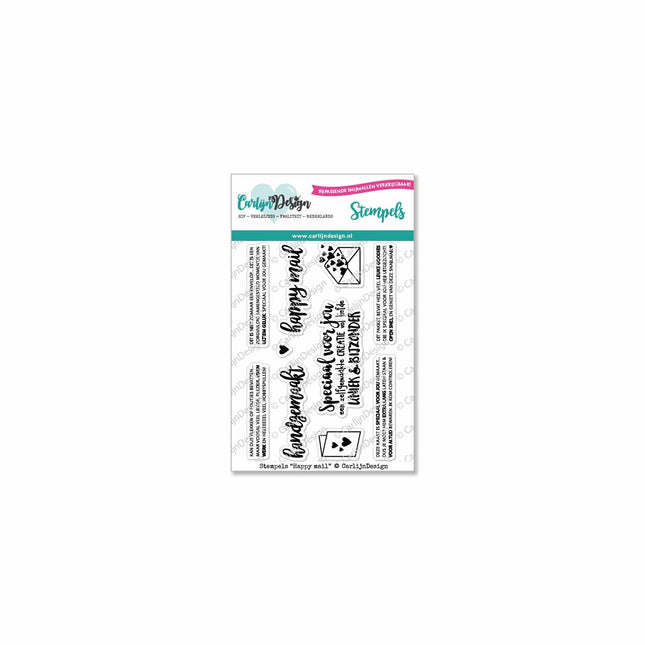 CarlijnDesign Happy mail stempels CDST-0026