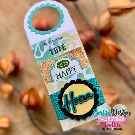 CarlijnDesign Hoera exclusieve bedanksnijmal CDBS-0012