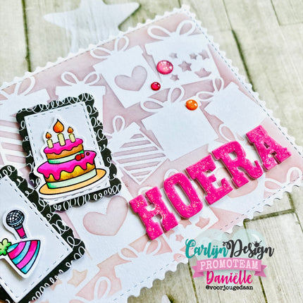 CarlijnDesign HOERA exclusieve bedanksnijmal CDBS-0014