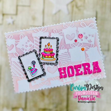 CarlijnDesign HOERA exclusieve bedanksnijmal CDBS-0014