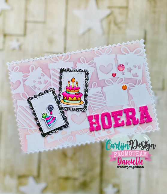 CarlijnDesign HOERA exclusieve bedanksnijmal CDBS-0014