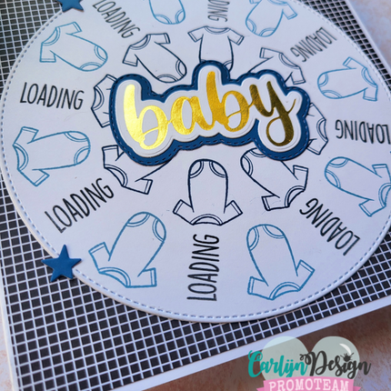 CarlijnDesign Hot foil Baby baby CDHF-0078