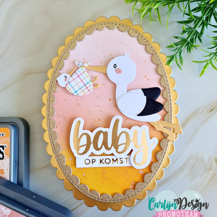CarlijnDesign Hot foil Baby baby CDHF-0078