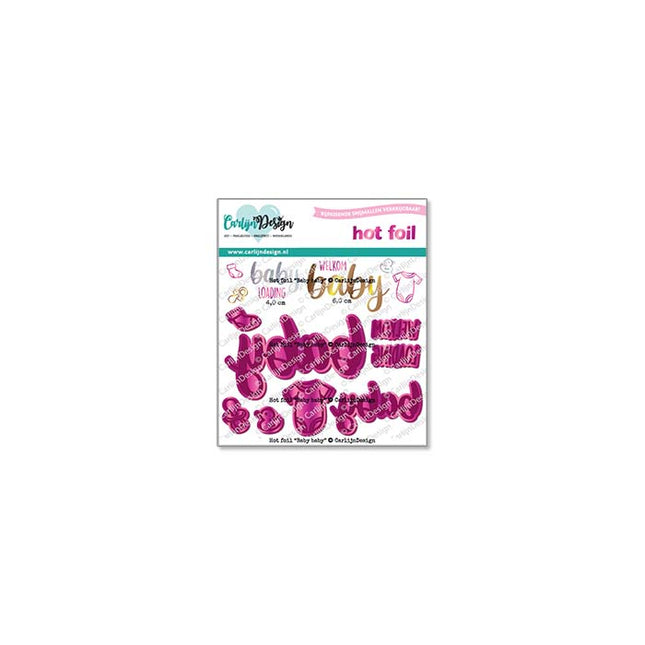 CarlijnDesign Hot foil Baby baby CDHF-0078