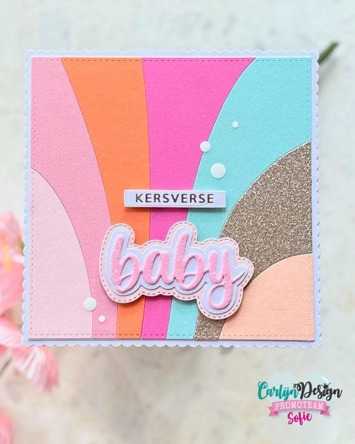 CarlijnDesign Hot foil Onderteksten Baby CDHF-0079