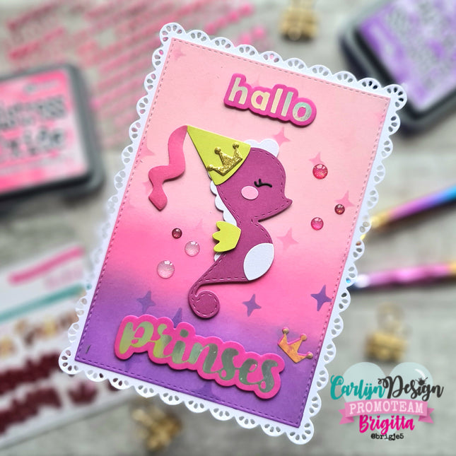 CarlijnDesign Hot foil prins prinses CDHF-0066
