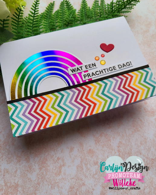 CarlijnDesign Hot foil Regenboog CDHF-0072