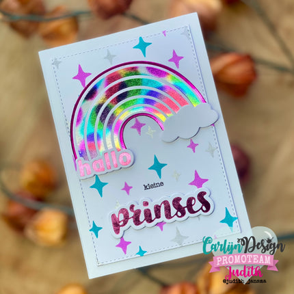 CarlijnDesign Hot foil Regenboog CDHF-0072