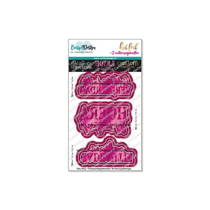 CarlijnDesign Hot foil Verjaardagswensen CDHF-0049