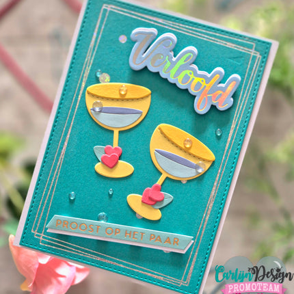 CarlijnDesign Hot foil Verliefd Verloofd Getrouwd CDHF-0070