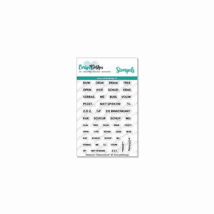 CarlijnDesign Interacties stempels CDST-0027