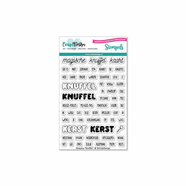CarlijnDesign Knuffel stempels CDST-0053