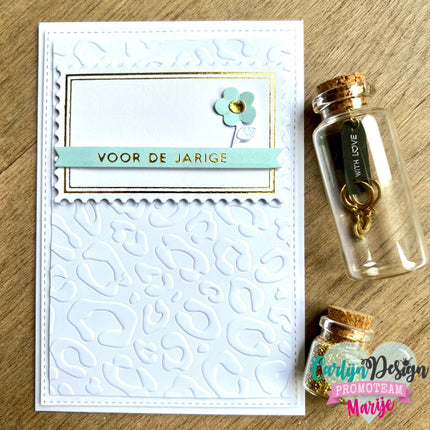 CarlijnDesign Leuke post Adreslabel hot foil mal CDHF-0023