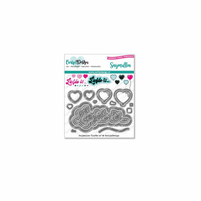 CarlijnDesign Liefde is snijmallen CDSN-0085
