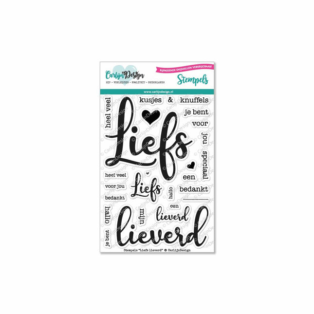 CarlijnDesign Liefs stempels CDST-0047