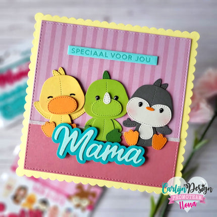 CarlijnDesign Mama mama snijmallen CDSN-0220