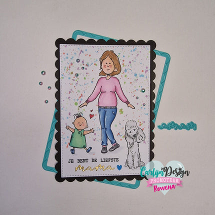 CarlijnDesign Mama mama snijmallen CDSN-0220