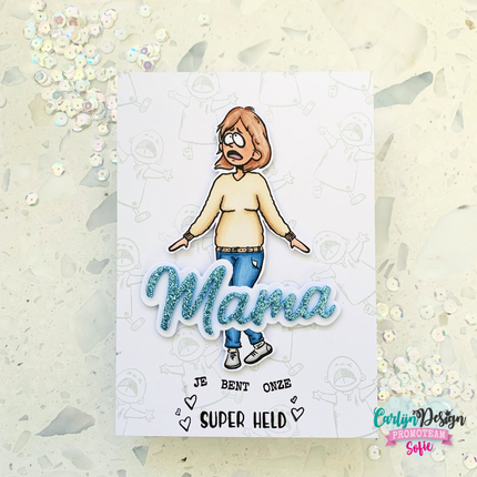CarlijnDesign Mama mama snijmallen CDSN-0220
