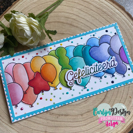 CarlijnDesign Monoline Gefeliciteerd snijmallen CDSN-0131