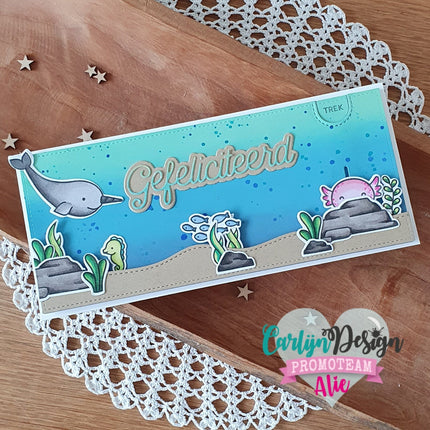 CarlijnDesign Monoline Gefeliciteerd snijmallen CDSN-0131