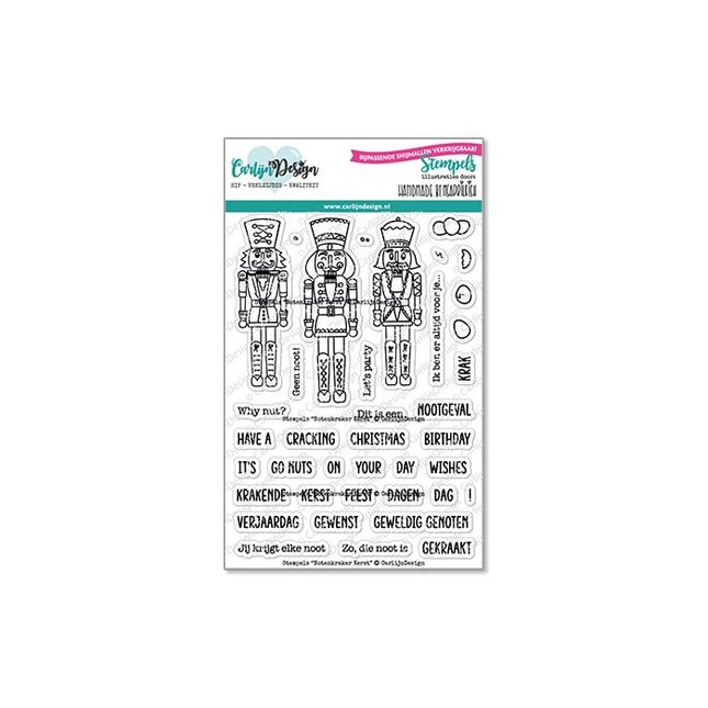 CarlijnDesign Notenkrakers kerst stempels CDST-0110
