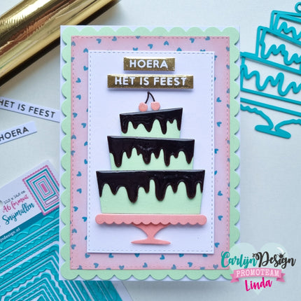CarlijnDesign Onderteksten Gefeliciteerd hot foil CDHF-0026
