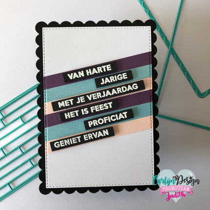 CarlijnDesign Onderteksten Gefeliciteerd stempels CDST-0095