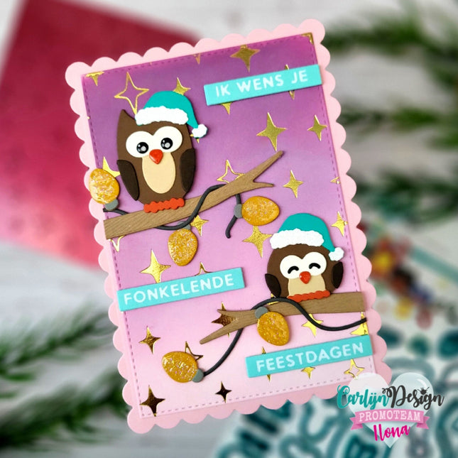 CarlijnDesign Onderteksten Kerst stempels CDST-0111