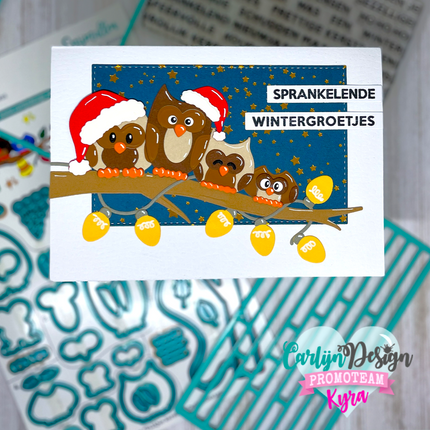 CarlijnDesign Onderteksten Kerst stempels CDST-0111