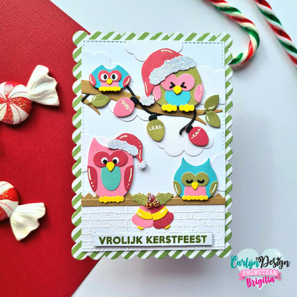 CarlijnDesign Onderteksten Kerst stempels CDST-0111