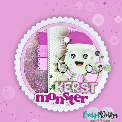 CarlijnDesign Outline kerstwensen Snijmallen CDSN-0326