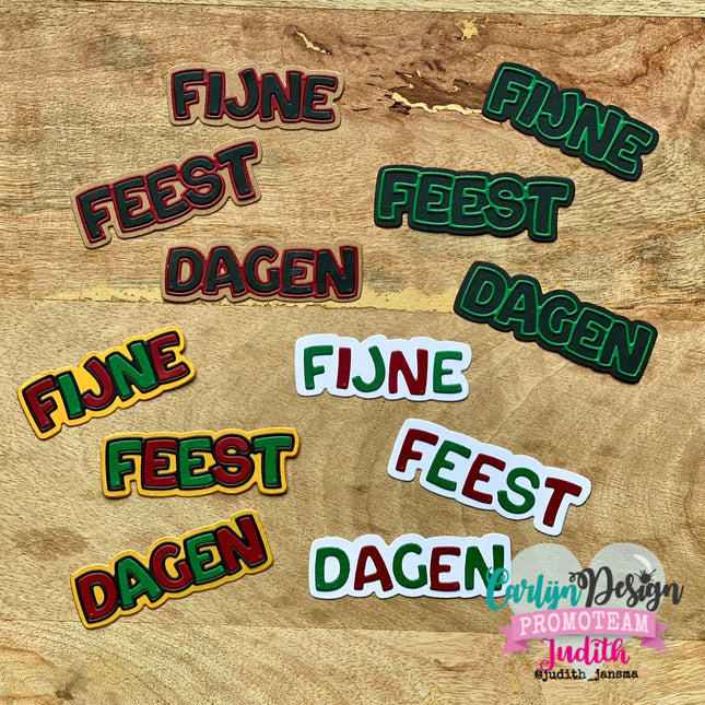 CarlijnDesign Outline kerstwensen Snijmallen CDSN-0326
