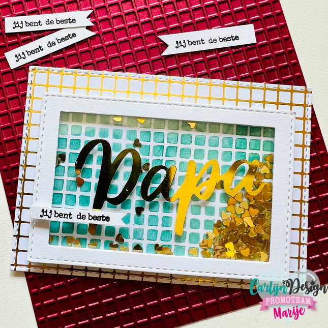 CarlijnDesign Papa papa hot foil CDHF-0029