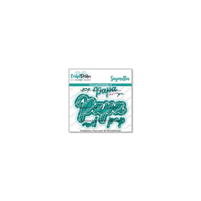 CarlijnDesign Papa papa snijmallen CDSN-0225
